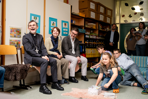 Schulbesuch Blaue Schule